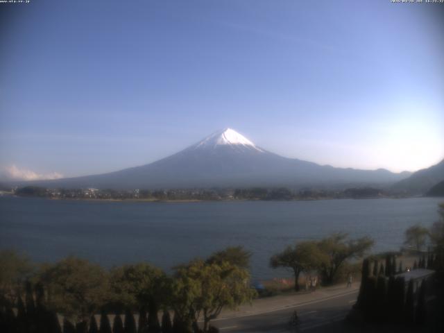 河口湖からの富士山