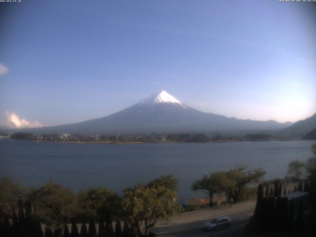 河口湖からの富士山