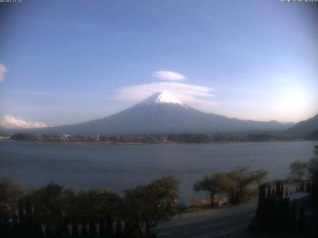 河口湖からの富士山