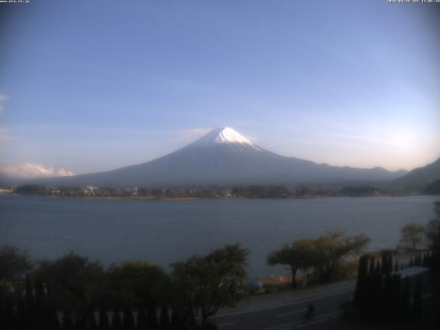 河口湖からの富士山