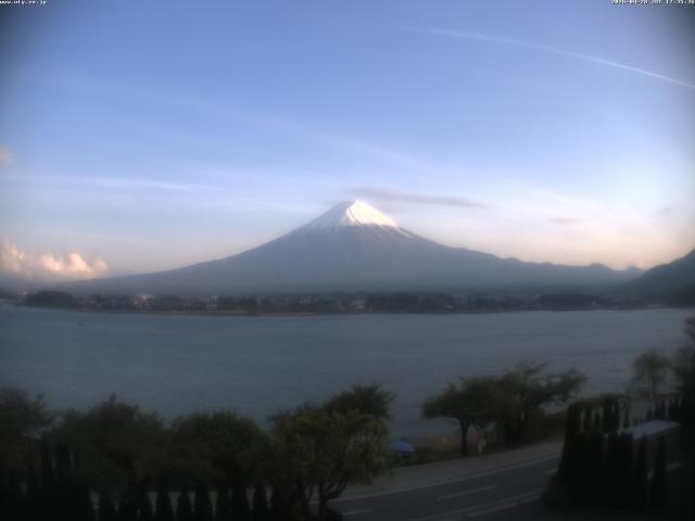 河口湖からの富士山