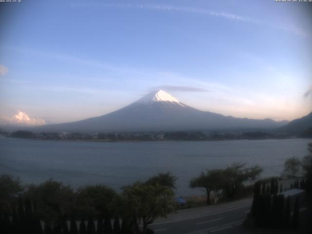 河口湖からの富士山