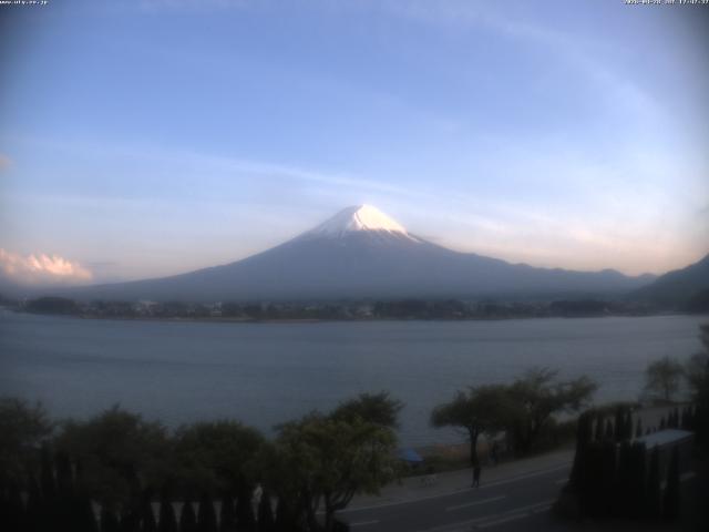 河口湖からの富士山