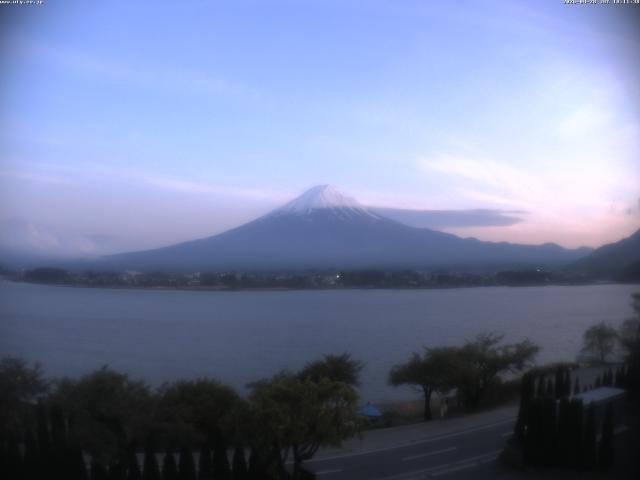 河口湖からの富士山
