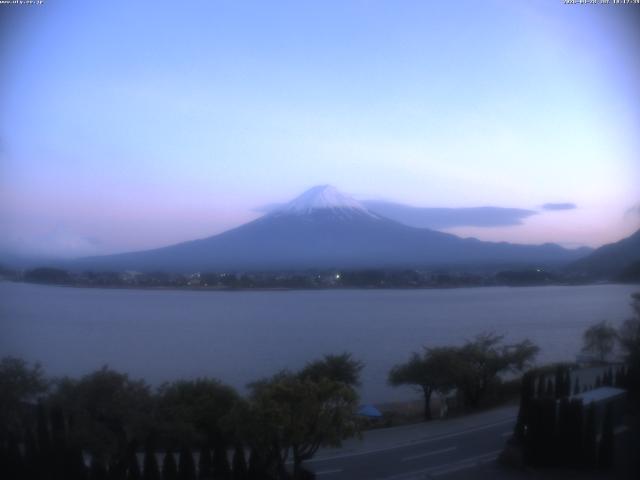 河口湖からの富士山