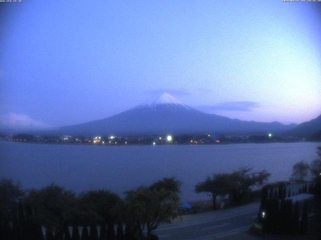 河口湖からの富士山