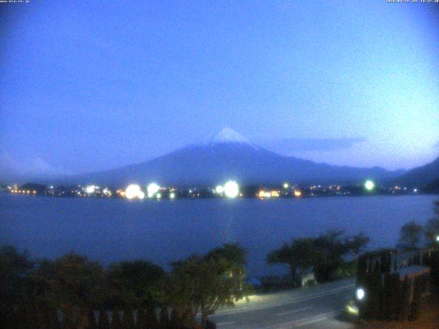河口湖からの富士山