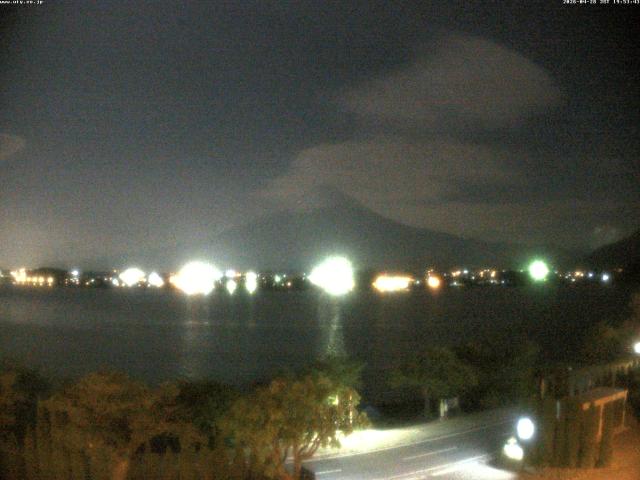 河口湖からの富士山