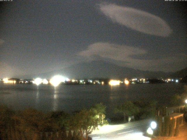 河口湖からの富士山