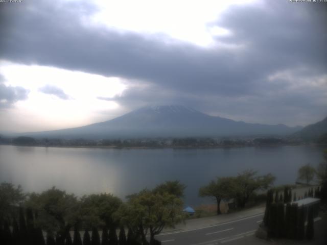 河口湖からの富士山
