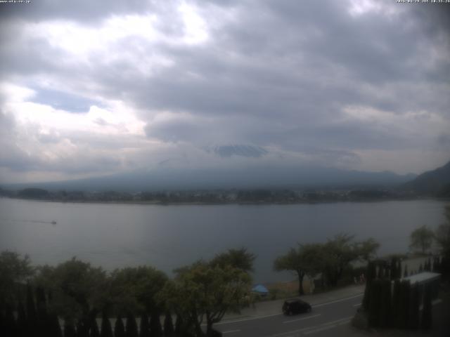 河口湖からの富士山