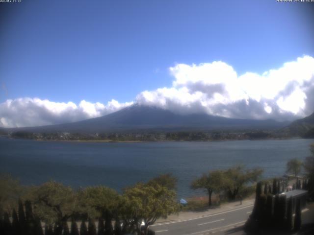 河口湖からの富士山