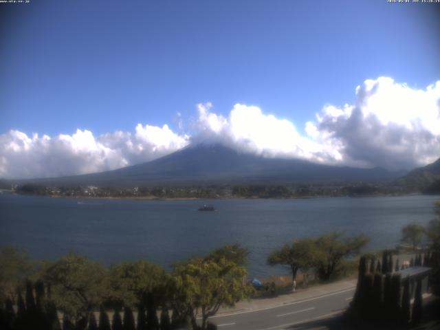 河口湖からの富士山