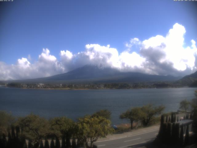 河口湖からの富士山