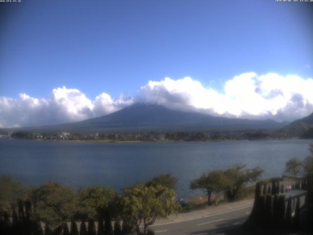 河口湖からの富士山