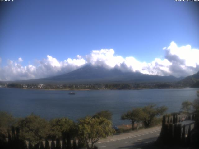 河口湖からの富士山