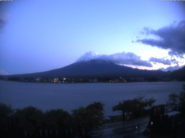 河口湖からの富士山