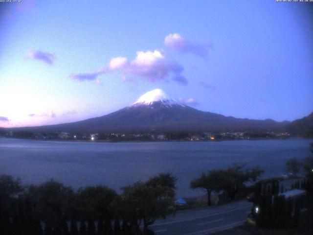 河口湖からの富士山
