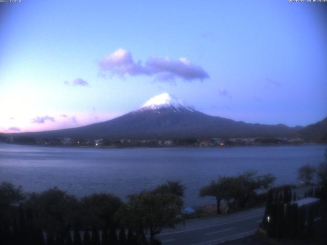 河口湖からの富士山