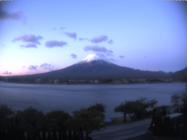 河口湖からの富士山