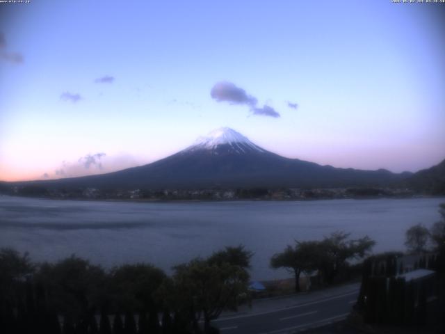河口湖からの富士山