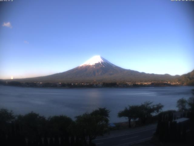 河口湖からの富士山