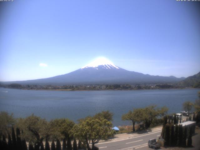 河口湖からの富士山