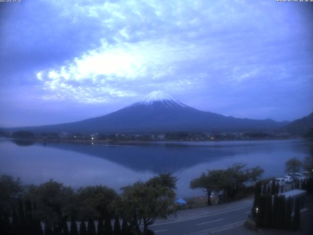 河口湖からの富士山