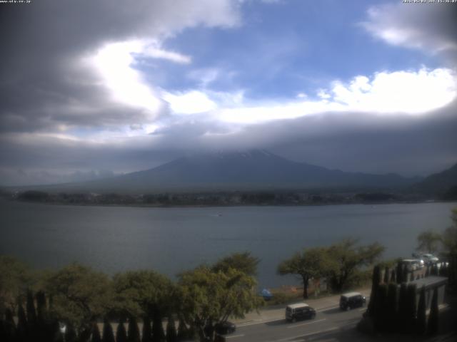河口湖からの富士山