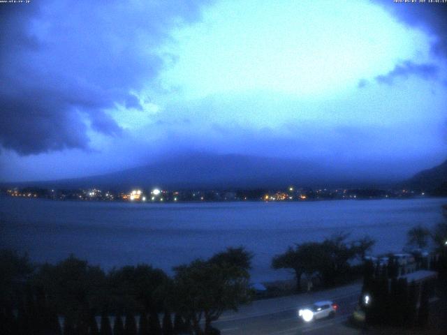 河口湖からの富士山