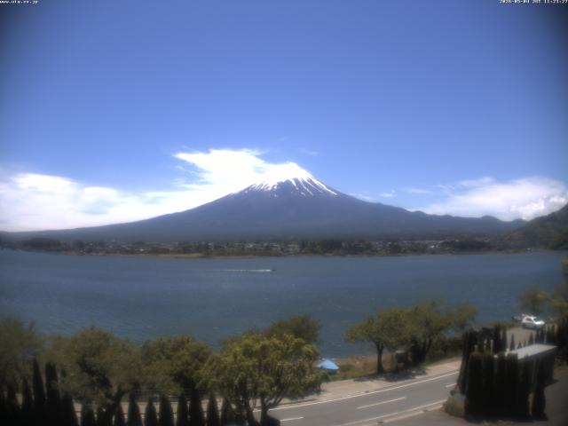 河口湖からの富士山