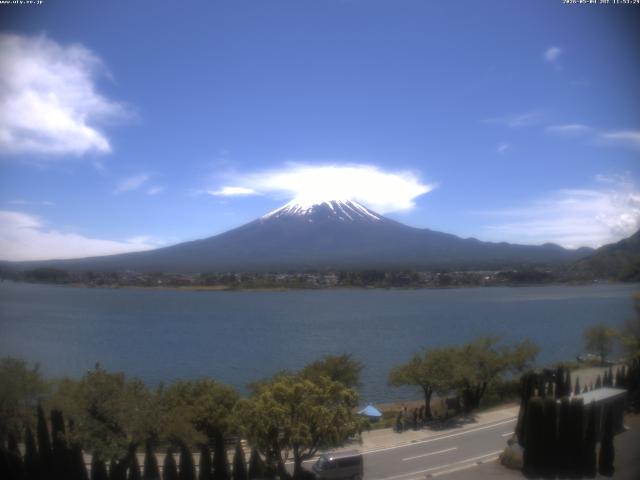 河口湖からの富士山