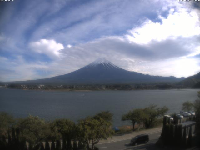 河口湖からの富士山
