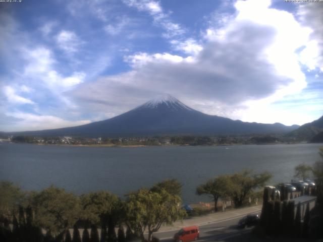 河口湖からの富士山