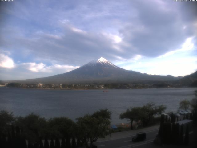 河口湖からの富士山