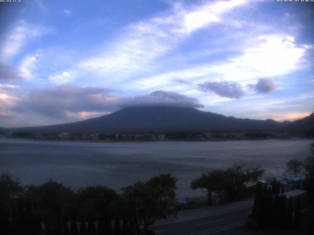 河口湖からの富士山