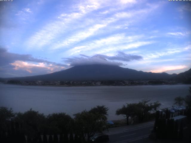 河口湖からの富士山