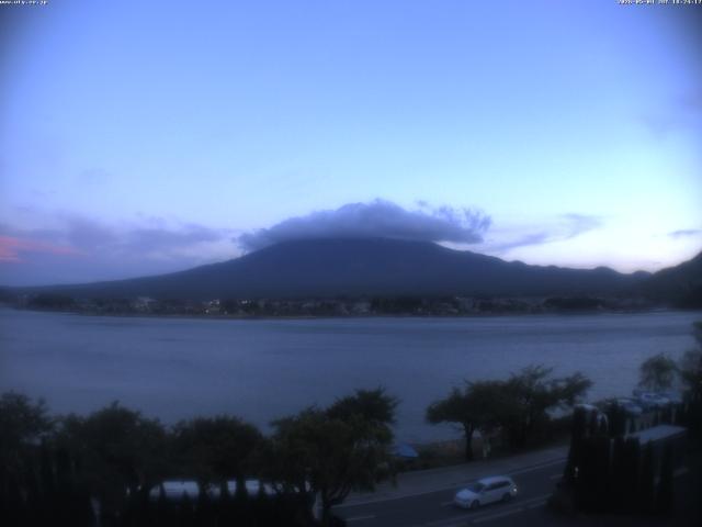 河口湖からの富士山
