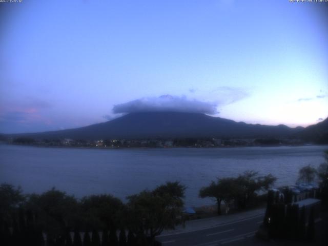 河口湖からの富士山