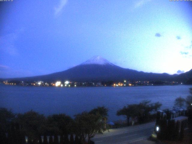 河口湖からの富士山