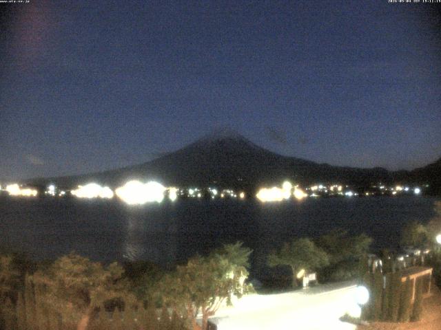 河口湖からの富士山