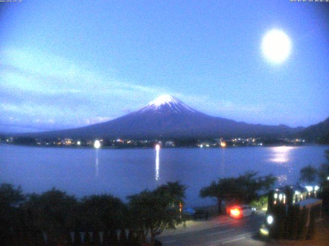 河口湖からの富士山
