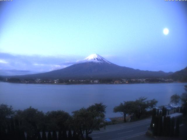 河口湖からの富士山