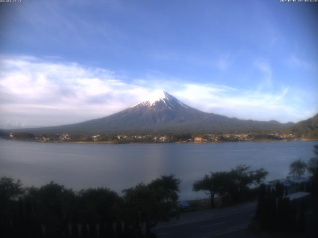河口湖からの富士山