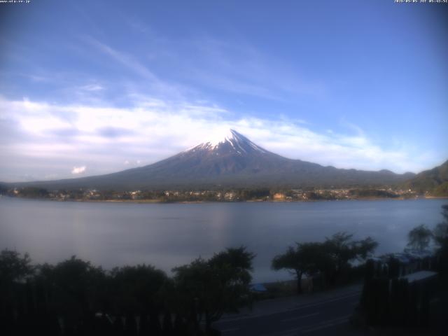 河口湖からの富士山