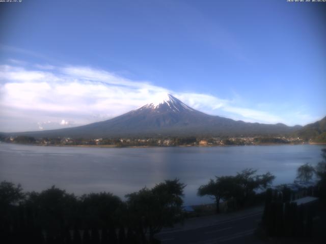 河口湖からの富士山