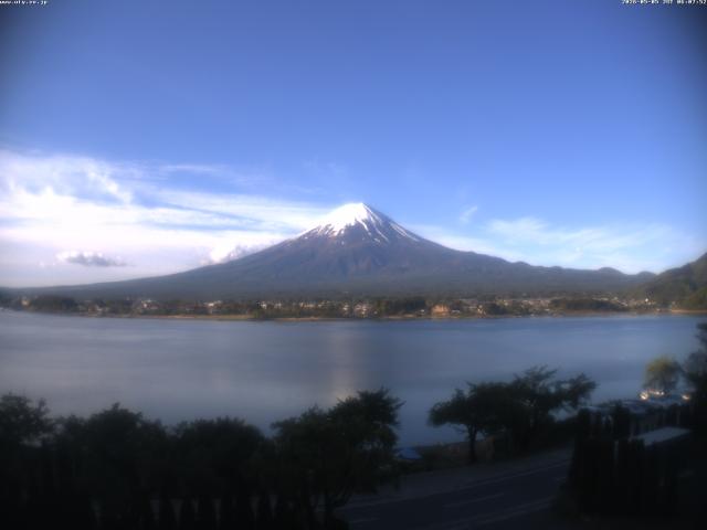 河口湖からの富士山