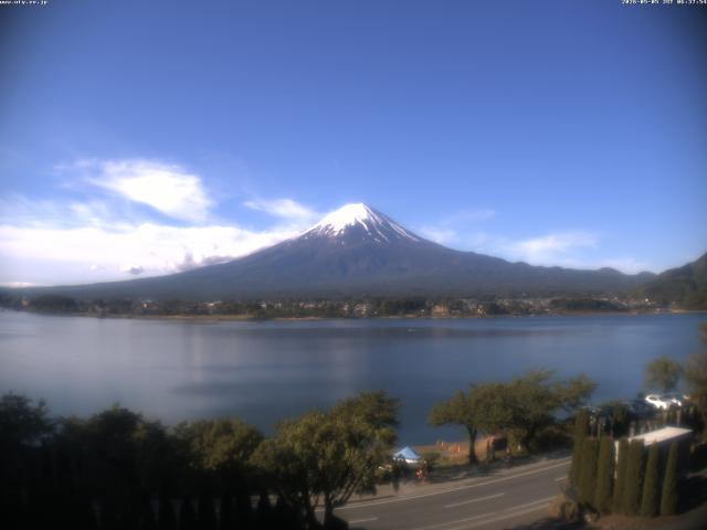 河口湖からの富士山