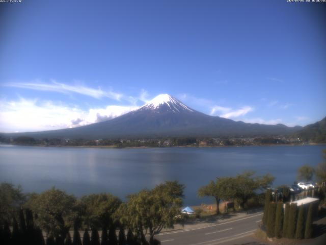 河口湖からの富士山