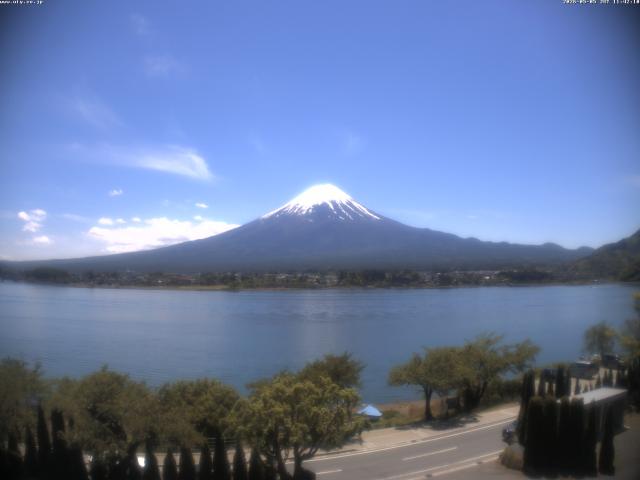 河口湖からの富士山